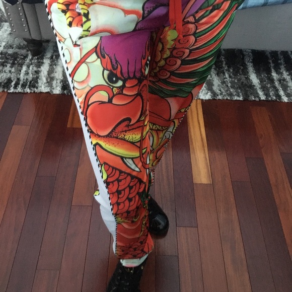 ADIDAS Women’s Rita Ora Dragon Print Pants Size S - Picture 6 of 11
